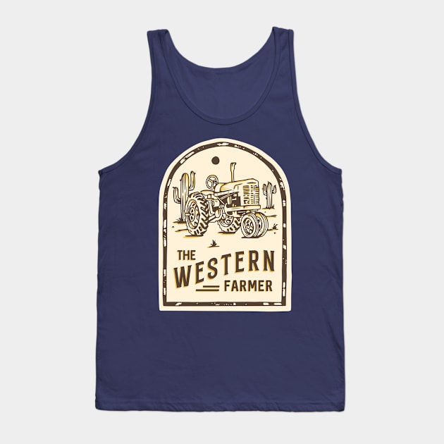 Western Farmer Tank Top by TerpeneTom